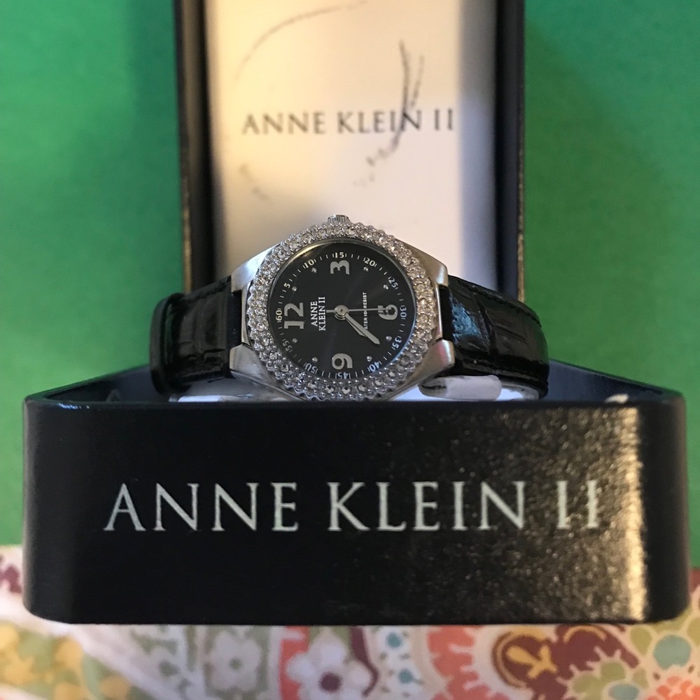Anne Klein Genuine leather watch